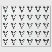 Transgender-Gender-Symbol Geschenkpapier (Flach)