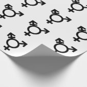Transgender-Gender-Symbol Geschenkpapier (Ecke)