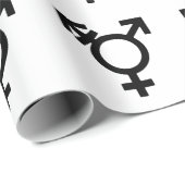 Transgender-Gender-Symbol Geschenkpapier (Rolleneckpunkt)