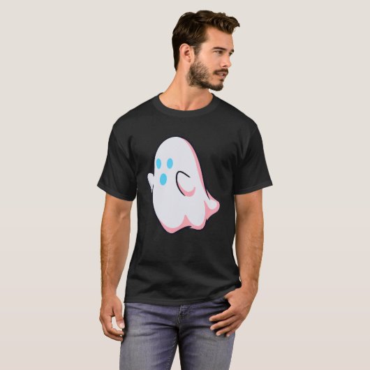 Transgender Ghost Transgender T-Shirt (Vorne ganz)