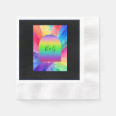 Transgender-Hochzeit Serviette (Vorderseite)