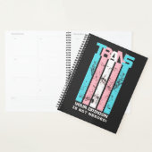 Transgender. Ihre Meinung ist nicht nötig. Planer (Anzeige)