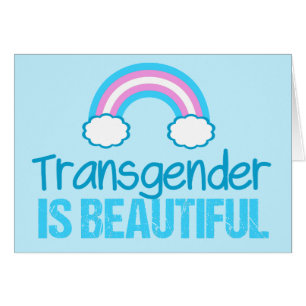 Transgender ist Schön Grußkarte