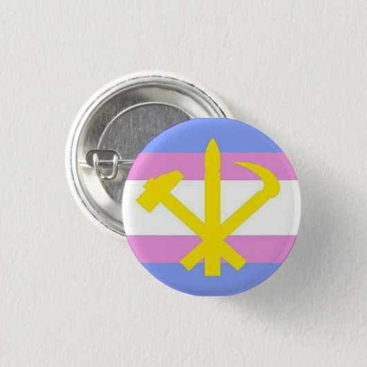 Transgender juche Button (Vorne & Hinten)