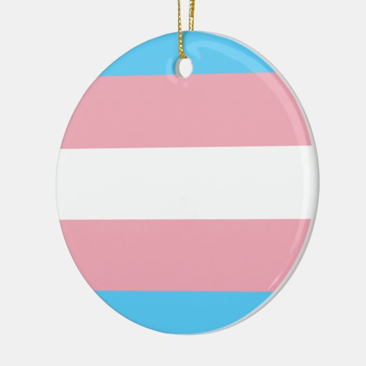Transgender Keramik Circle Ornament (Links)