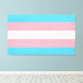 Transgender Leinwanddruck (Insitu (Holzboden))
