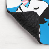 Transgender Lesbian Parrots Couple Mousepad (Ecke)