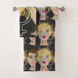 Transgender-Liebe Badhandtuch Set