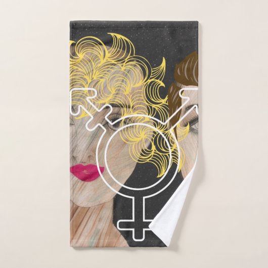 Transgender-Liebe Badhandtuch Set (Handtuch)