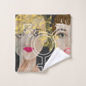 Transgender-Liebe Badhandtuch Set (Waschlappen)