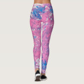 Transgender Marmorkunst Leggings (Rückseite)
