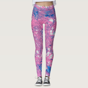 Transgender Marmorkunst Leggings