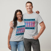 Transgender/nicht-binärer Verteidiger T-Shirt (Unisex)