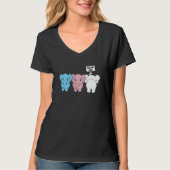 Transgender Nonbinary Elephants  Be You Be Proud T-Shirt (Vorderseite)