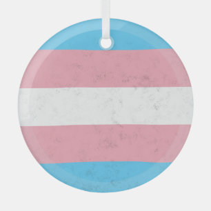 Transgender Ornament Aus Glas