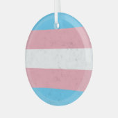 Transgender Ornament Aus Glas (Vorderseite links)