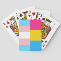 Transgender-Pansexuelle Doppel-Stolzflagge