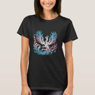 Transgender Phoenix Bird Reborn Transsexual LGBT T T-Shirt
