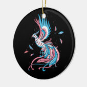 Transgender Phoenix Reborn Transsexual Flag LGBT T Keramik Ornament (Links)