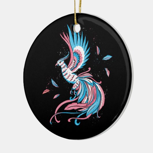 Transgender Phoenix Reborn Transsexual Flag LGBT T Keramik Ornament (Links)