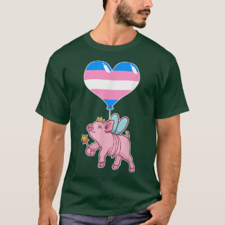 Transgender Pig Fairyseual IdentityNichtbinäre Lie T-Shirt