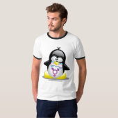 Transgender-Pinguin T-Shirt (Vorne ganz)
