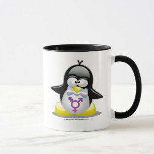 Transgender-Pinguin Tasse