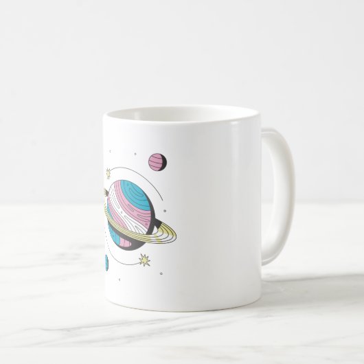 Transgender Planet Kaffeetasse (VorderseiteRechts)