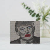 Transgender-Präsident Postkarte (Stehend Vorderseite)