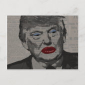 Transgender-Präsident Postkarte (Vorderseite)