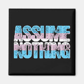 Transgender Pride Annahme Nichts Magnet (Vorne)