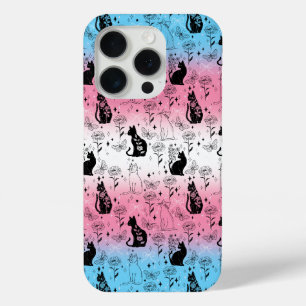 Transgender Pride Black Cat - Mystische Hexe Case-Mate iPhone Hülle