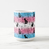 Transgender Pride Black Cat - Mystische Hexe Kaffeetasse (Mittel)