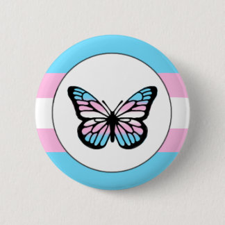 Transgender Pride Butterfly Button