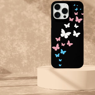 Transgender Pride Butterfly Trail iPhone 16 Pro Max Hülle