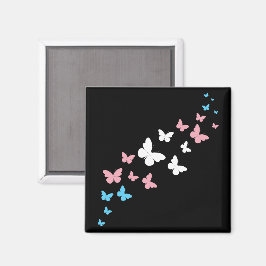Transgender Pride Butterfly Trail Magnet