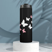 Transgender Pride Butterfly Trail Thermosbecher