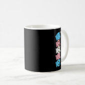 Transgender Pride Cat LGBT Trans Flag Niedliche Ka Kaffeetasse (VorderseiteRechts)