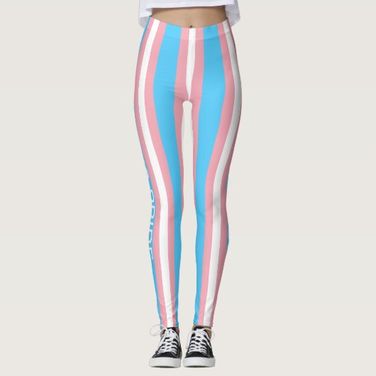 Transgender Pride Celebration Leggings (Vorderseite)
