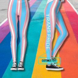 Transgender Pride Celebration Leggings