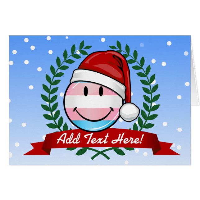 Transgender Pride Christmas (Vorderseite (Horizontal))