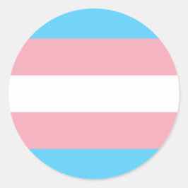 Transgender-Pride-Circle-Aufkleber Runder Aufkleber