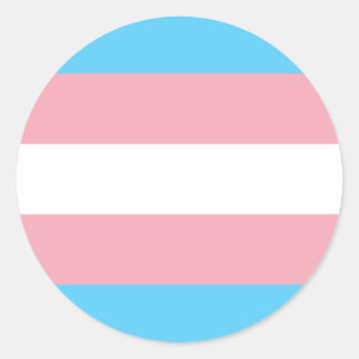Transgender-Pride-Circle-Aufkleber Runder Aufkleber