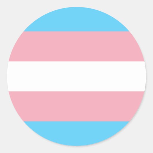 Transgender-Pride-Circle-Aufkleber Runder Aufkleber (Vorderseite)