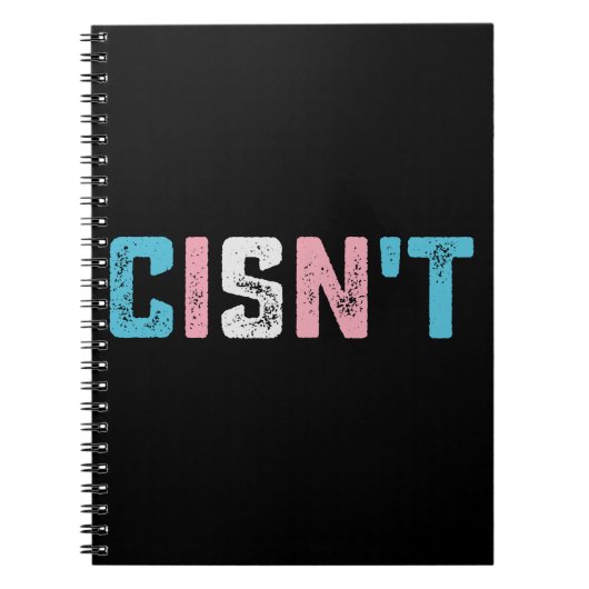 Transgender Pride Cis't LGBTQ Trans Flag Funny Notizblock (Vorderseite)