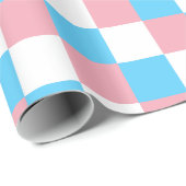 Transgender pride colors Wrapping Paper Geschenkpapier (Rolleneckpunkt)