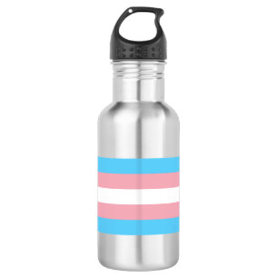 Transgender Pride Edelstahlflasche