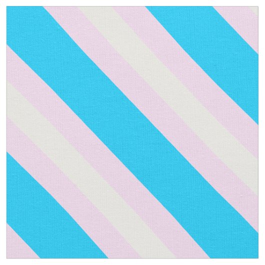 Transgender Pride Fabric von der Werft (Diagonal) Stoff (Nahaufnahme)