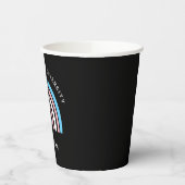 Transgender Pride feiert Diversity-Liebe-Quote Pappbecher (Links)