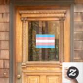 Transgender Pride Fensteraufkleber (Haustür)